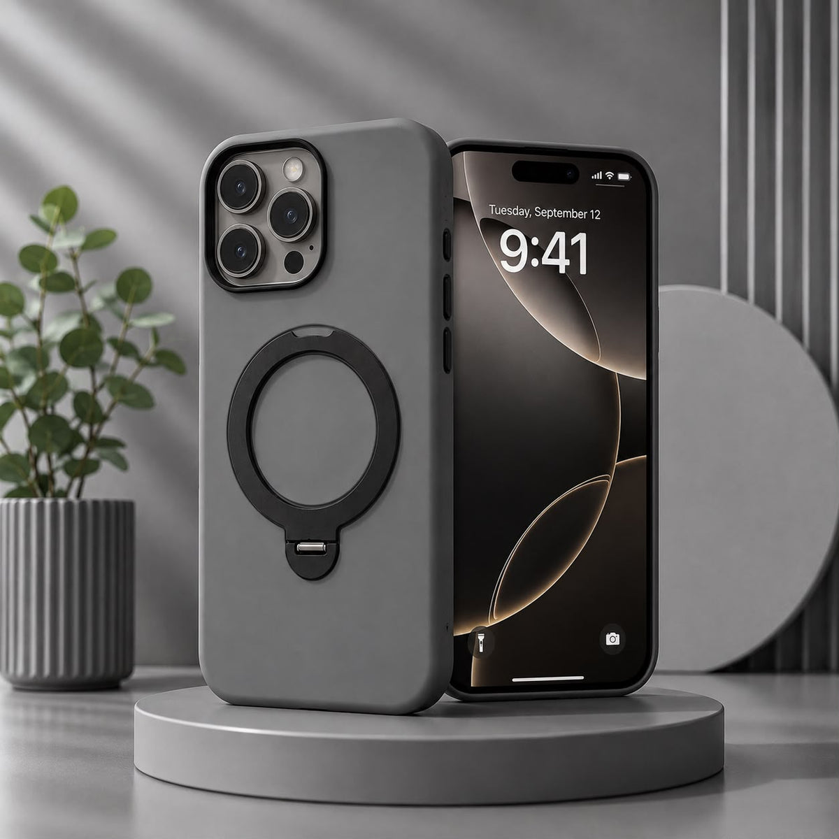 GÖR-AL PREMİUM İPHONE 16 PRO MAX MAGSAFE ÖZELLİKLİ TELEFON KILIFI