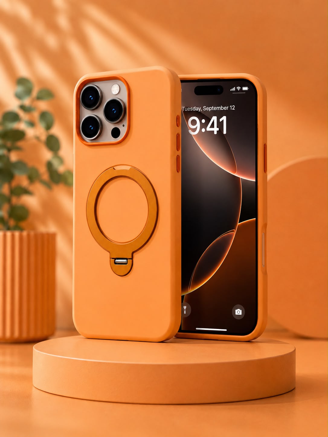 GÖR-AL PREMİUM İPHONE 16 PRO MAX MAGSAFE ÖZELLİKLİ TELEFON KILIFI